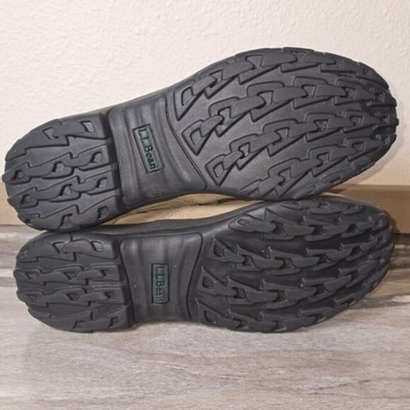 L.L.Bean Men’s Suede Insulated Winter Boots Size 11 Medium Side Zip Brown - Picture 4 of 9